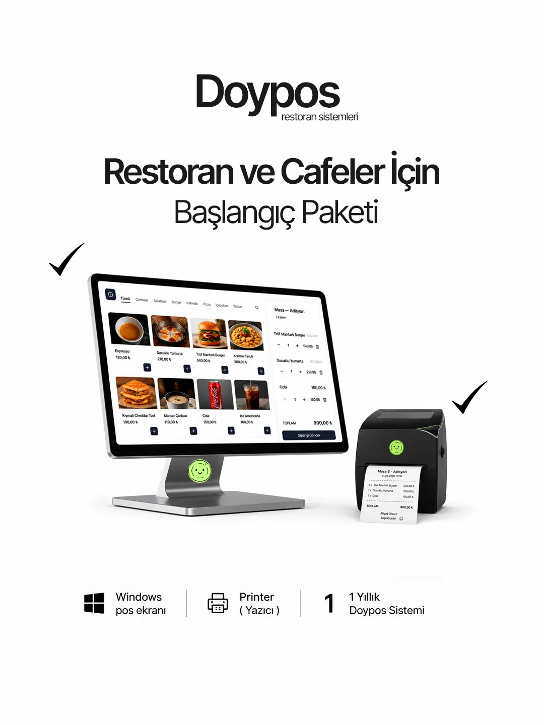 Doypos adisyon programı